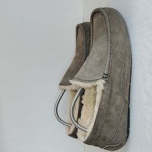 UGG Ascot suede wool lined Moc slippers